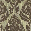 Faversham wallpaper in Moss Green van 1838 wallcoverings