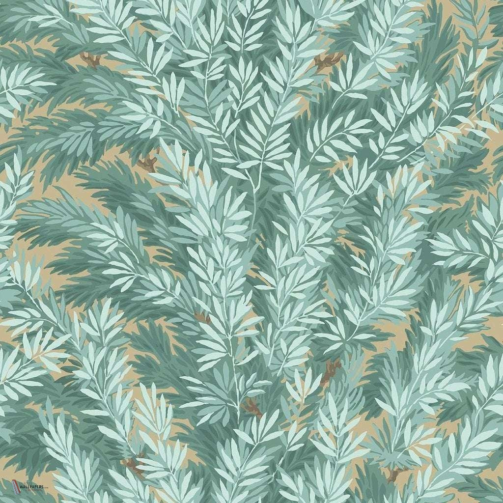Florencecourt Tapete in Print Room Blue van Cole & Son