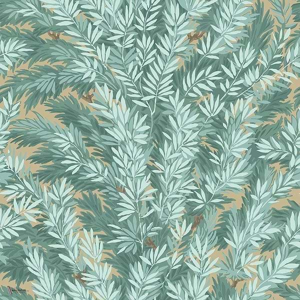 Florencecourt Tapete in Print Room Blue van Cole & Son