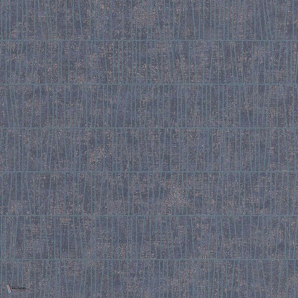 Flysch wallpaper in Dark Blue van Texam