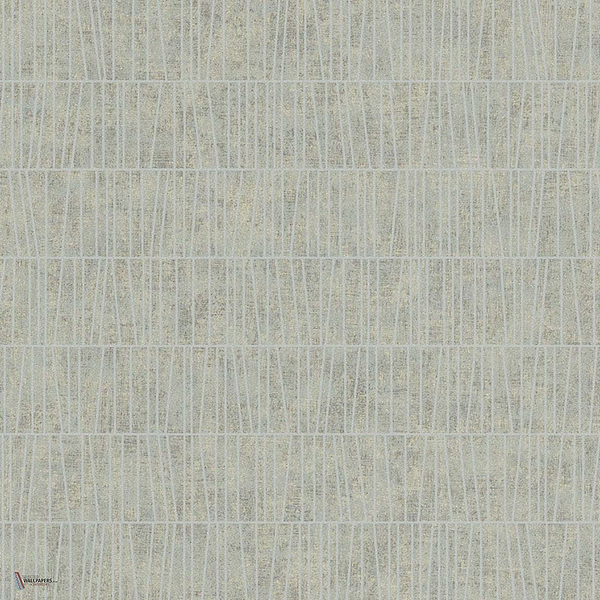 Flysch wallpaper in Green van Texam
