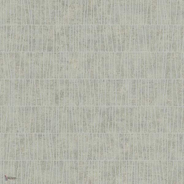 Flysch wallpaper in Green van Texam