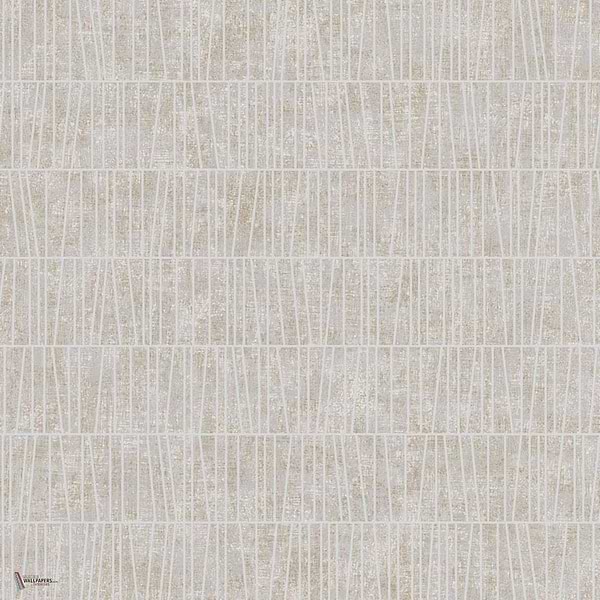 Flysch wallpaper in Grey van Texam