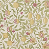 Fruit W/P Tapete in Limestone/Artichoke van Morris & Co