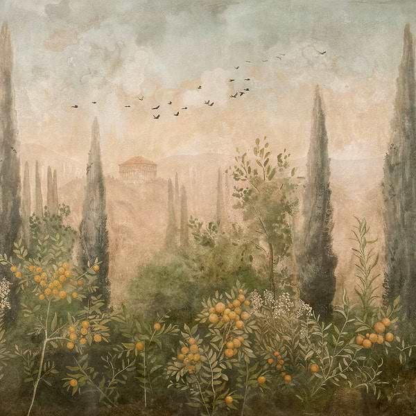 Frutetto wallpaper-Coordonne-Summer-Non Woven-M2-Selected Wallpapers-Interiors