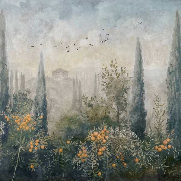 Frutetto wallpaper-Coordonne-Winter-Non Woven-M2-Selected Wallpapers-Interiors