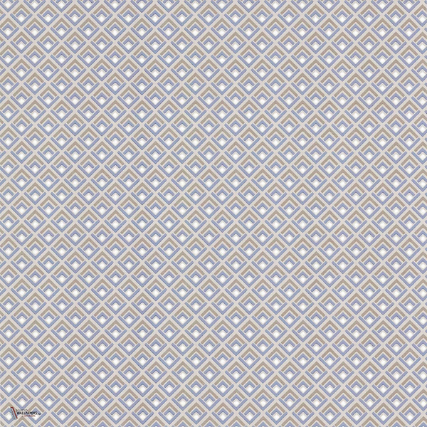 Gio wallpaper in Denim van 1838 wallcoverings