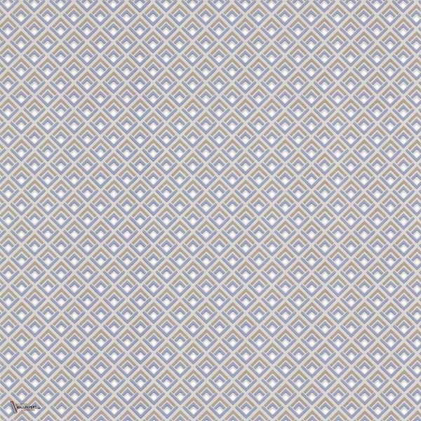 Gio wallpaper in Denim van 1838 wallcoverings