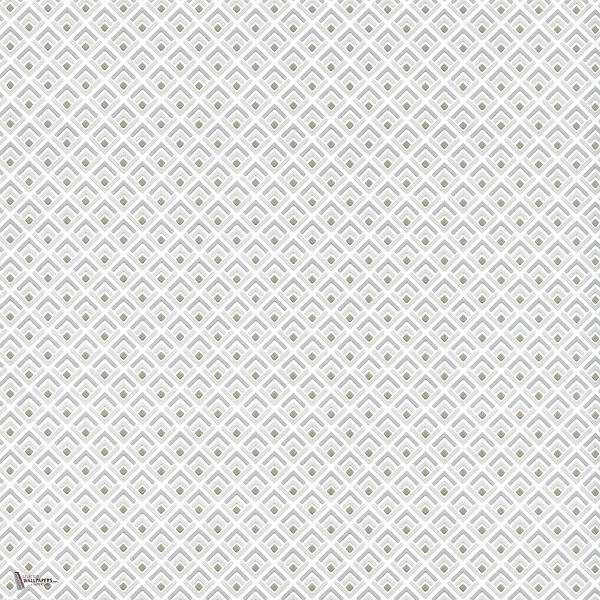Gio wallpaper in Gray van 1838 wallcoverings