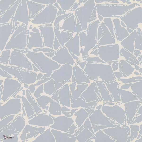 Glaze behang in Denim van 1838 wallcoverings
