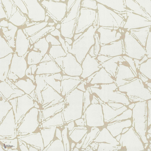 Glaze behang in Natural van 1838 wallcoverings