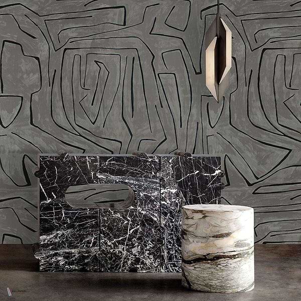 Graffito wallpaper van Kelly Wearstler