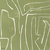 Graffito wallpaper in Fern van Kelly Wearstler