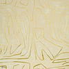 Graffito wallpaper in Ivory/Gold van Kelly Wearstler