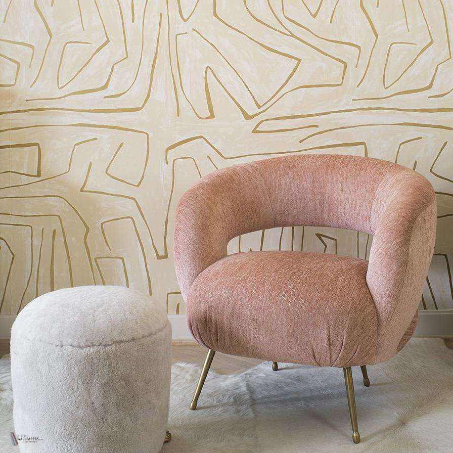 Graffito wallpaper van Kelly Wearstler