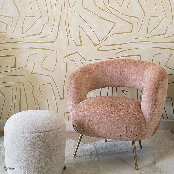 Graffito wallpaper van Kelly Wearstler