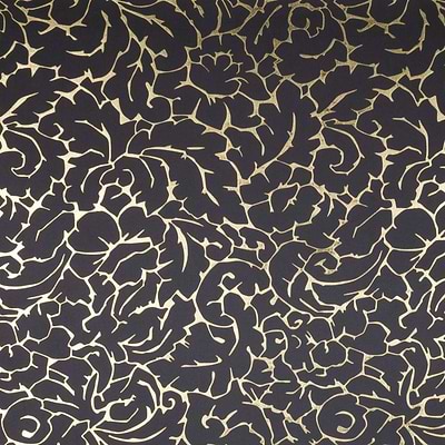 Guimard Tapete in Anthracite Dore von Casamance