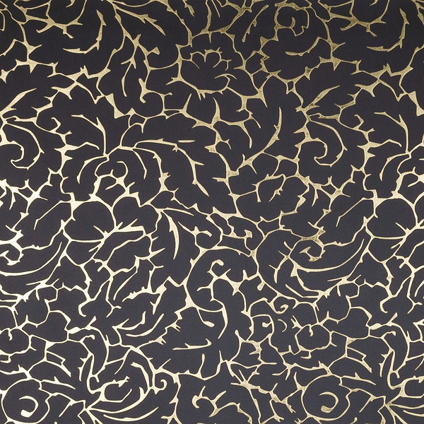 Guimard Tapete in Anthracite Dore von Casamance