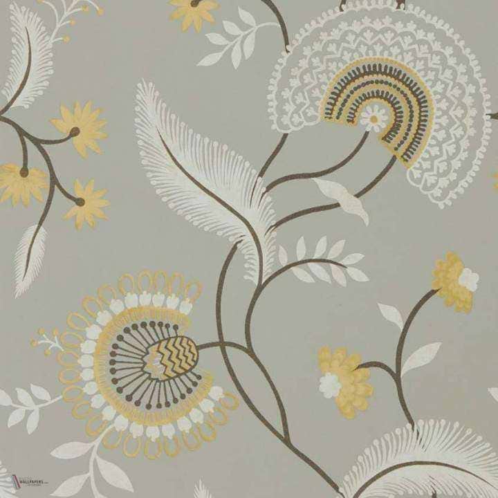 Hakimi wallpaper in Ash Grey van Sanderson