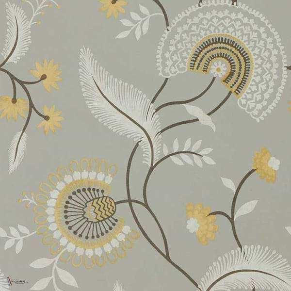 Hakimi wallpaper in Ash Grey van Sanderson