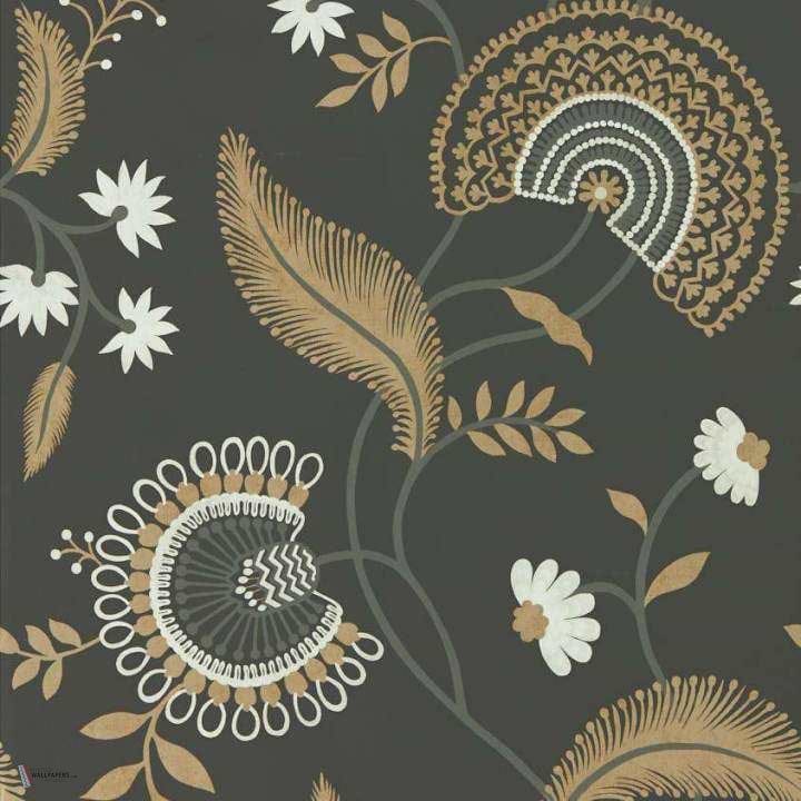 Hakimi wallpaper in Ebony van Sanderson