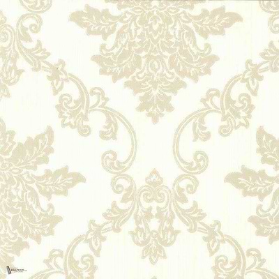 Hampton wallpaper in Ivory van 1838 wallcoverings