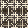 Hampton Trellis Tapete in Charcoal van Sanderson