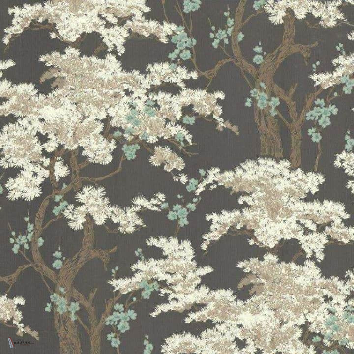 Harewood wallpaper in Foil van 1838 wallcoverings