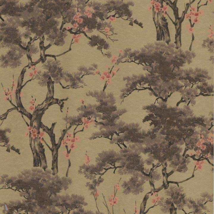 Harewood wallpaper in Gold van 1838 wallcoverings