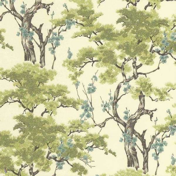 Harewood wallpaper in Lime van 1838 wallcoverings
