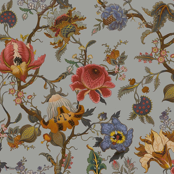 Artemis behang in Dove Grey van House of Hackney