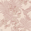 Hummingbird wallpaper in Beach van 1838 wallcoverings