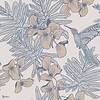 Hummingbird wallpaper in Lagoon van 1838 wallcoverings