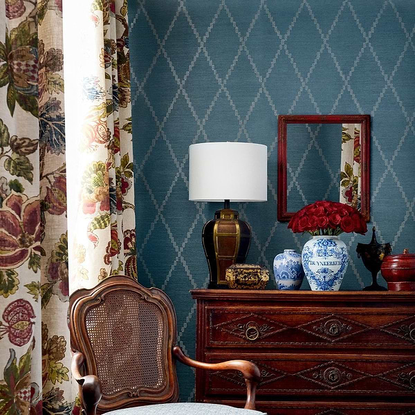 Ribbon Sisal wallpaper-Anna French-Selected Wallpapers-Interiors