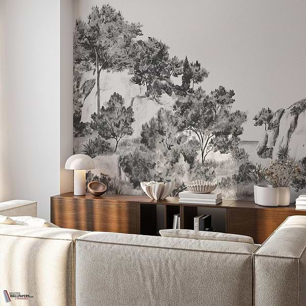 Balade Provençale wallpaper-Les Dominotiers-Selected Wallpapers-Interiors