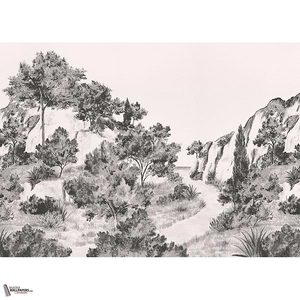 Balade Provençale wallpaper-Les Dominotiers-02-Non Woven (70 cm)-M2-Selected Wallpapers-Interiors