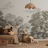 Misty Forest wallpaper-Les Dominotiers-Selected Wallpapers-Interiors