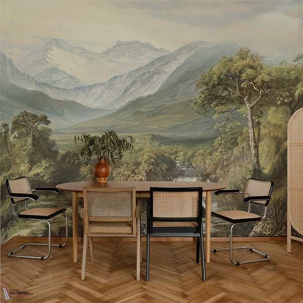 La Cordillère wallpaper-Les Dominotiers-Selected Wallpapers-Interiors