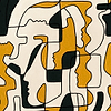 Saudade Tapete-Mind the Gap-Yellow-Rolle-Selected Wallpapers-Interiors