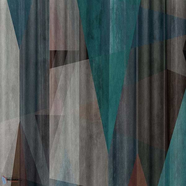 Interaction Tapete in Multi Blue van Texam