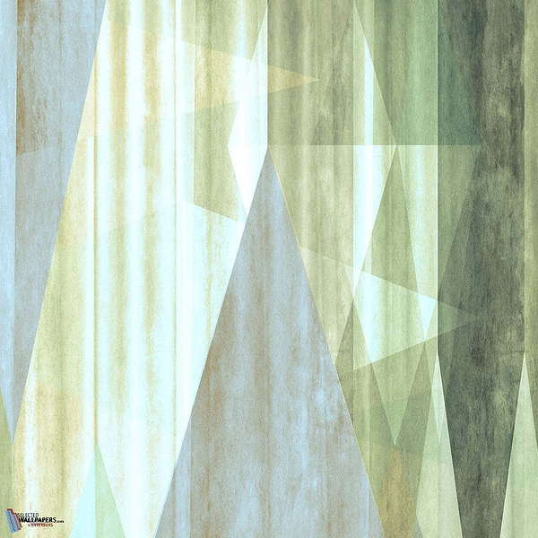 Interaction Tapete in Multi Green van Texam