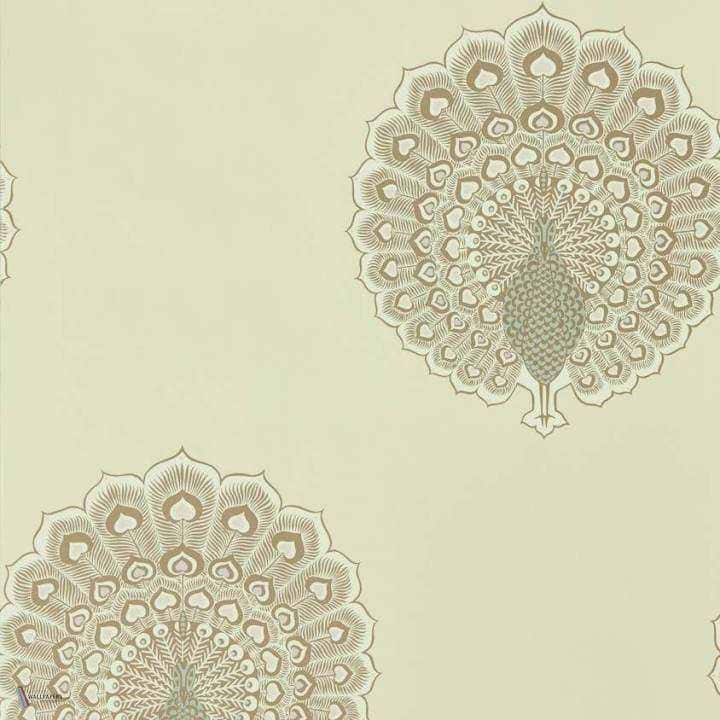 Kalapi wallpaper in Parchment van Sanderson