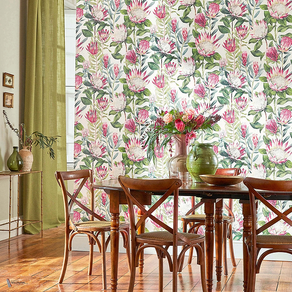King Protea wallpaper van Sanderson