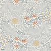 Larkspur Tapete in Slate/Russet van Morris & Co