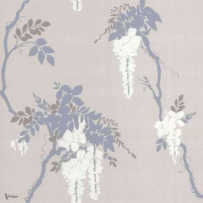 Leonora behang in Denim van 1838 wallcoverings