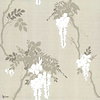 Leonora behang in Ivory van 1838 wallcoverings