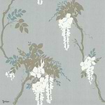 Leonora behang in Teal van 1838 wallcoverings