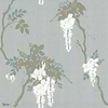 Leonora behang in Teal van 1838 wallcoverings