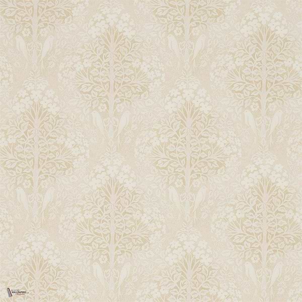 Lerena Tapete in Cream van Sanderson