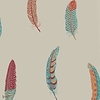 Lismore wallpaper in Russet van Sanderson